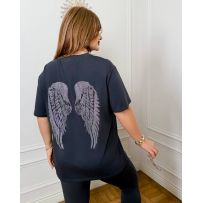 Футболка крила графіт №596937