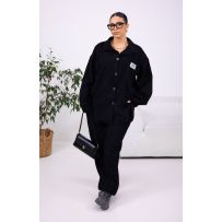 Стильний костюм чорний №596942