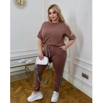 Весняно-літній костюм капучино №596957