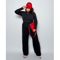 Прогулянковий костюм чорний №596959