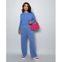 Прогулянковий костюм блакитний №596960