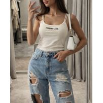 Базовий топ пуш- ап бежевий №596997