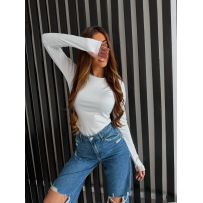 Лонгслів білий №597072