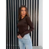 Лонгслів шоколад №597074