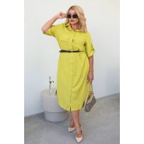 Сукня сорочка жовта №597149