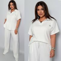 Стильний комфортний костюм “Barcelona” молоко №597173