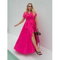 Сукня ярко рожева №597241