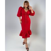 Сукня червона №597250