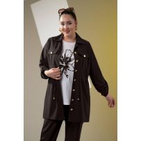 Костюм -трійка  шоколад №597288