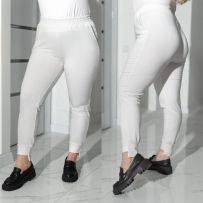 Спортивні штани молочні №597304