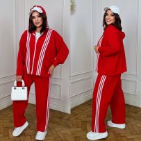 Спорт костюм червоний №597329