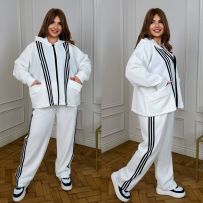 Спорт костюм білий №597332