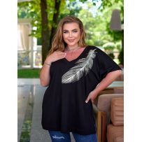 Футболка чорна №597350