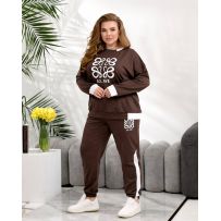 Прогулянковий костюм шоколад №597358