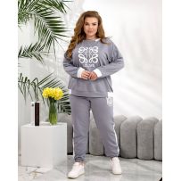 Прогулянковий костюм сірий №597361