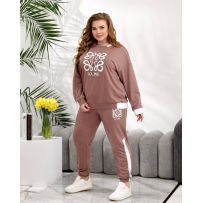 Прогулянковий костюм мокко №597363