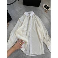 Сорочка шифонова молочна №597457