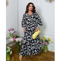 Сукня чорний з білим №597510