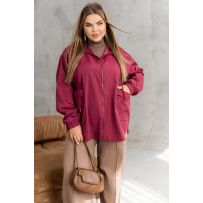 Куртка-вітровка  бордова №597517