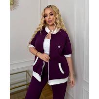 Прогулочний костюм бургунді №597548