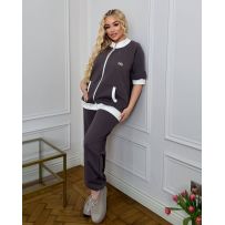 Прогулочний костюм графіт №597549