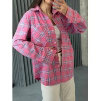 Стильна та яскрава весняна сорочка з легкої тканини №597553