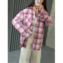 Стильна та яскрава весняна сорочка з легкої тканини №597556