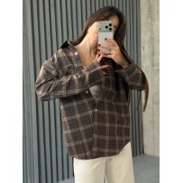 Стильна та яскрава весняна сорочка з легкої тканини №597557