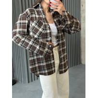 Стильна та яскрава весняна сорочка з легкої тканини №597560