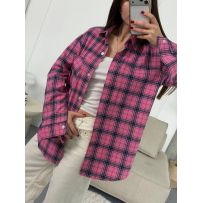 Стильна та яскрава весняна сорочка з легкої тканини №597561