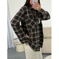 Стильна та яскрава весняна сорочка з легкої тканини №597562