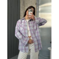 Стильна та яскрава весняна сорочка з легкої тканини №597565