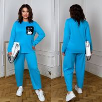 Костюм двійка блакитний №597592