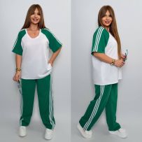 Костюм двійка зелений №597595