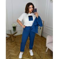 Костюм трійка джинс №597649