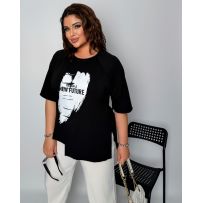 Футболка чорна №597673