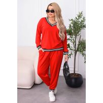 Прогулянковий костюм червоний №597683