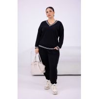 Прогулянковий костюм чорний №597684