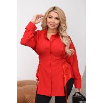 Стильна сорочка червоний №597727