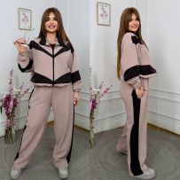 Костюм мокко+чорний №597960