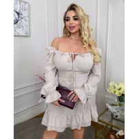 Легка сукня у стилі «бохо» бежевий №597981