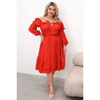 Сукня червона №597993