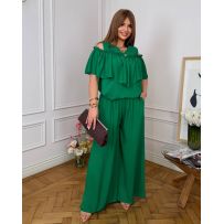 Стильний костюм зелений №598023