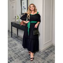 Сукня трапеція чорна №598038