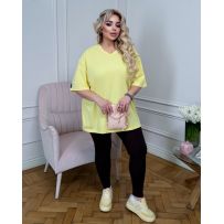 Крутезна оверсайз футболка лимон №598042