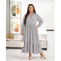 Сукня біла в квітку №598064