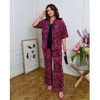 Прогулянковий костюм трійка малина №598071