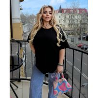 Футболка база чорна №598123