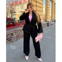 Костюм в стилі кімоно  чорний №598132