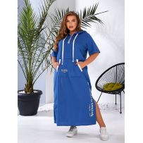 Сукня у спортивному стилі джинс №598135